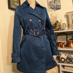 Blue Trench Coat - S